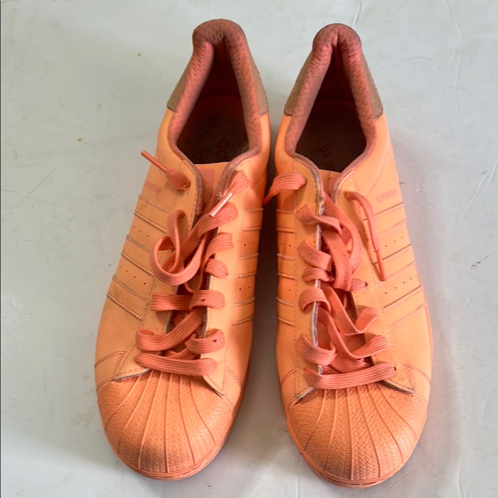 ADIDAS SUPERSTAR ADICOLOR SUNSET GLOW CLASSIC SHELLTOE DESIGN SNEAKERS SZ‎ 12